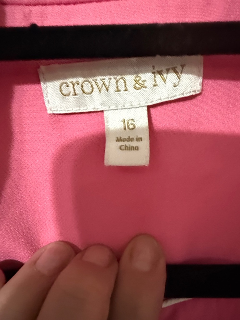 crown & ivy Hot Pink Single-Button Notch Lapel Blazer - Picture 2 of 4